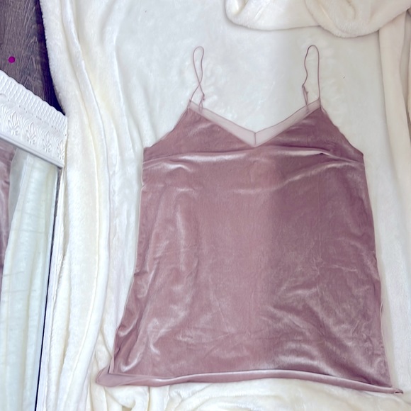 Free People Tops Free People Velvet Blush Pink Tankdress Poshmark